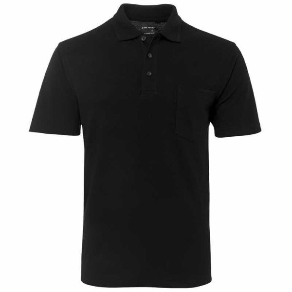 JB's-210P-Polo-Shirt-Pocket-Black