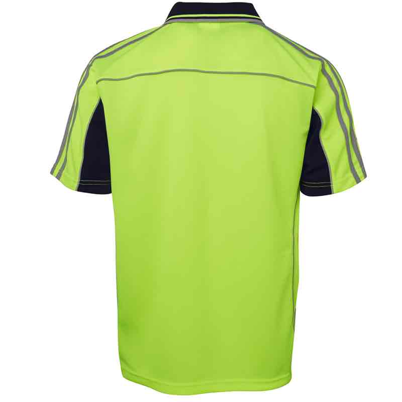 Hi Vis Arm Tape Polo Short Sleeve | Embroidery | Screen Printing ...