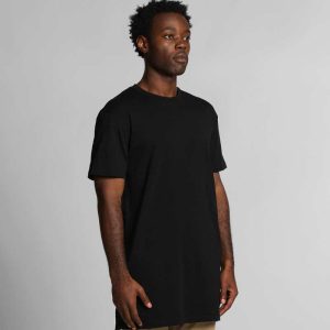 as colour-5013-mens-tall tee- worn-side view
