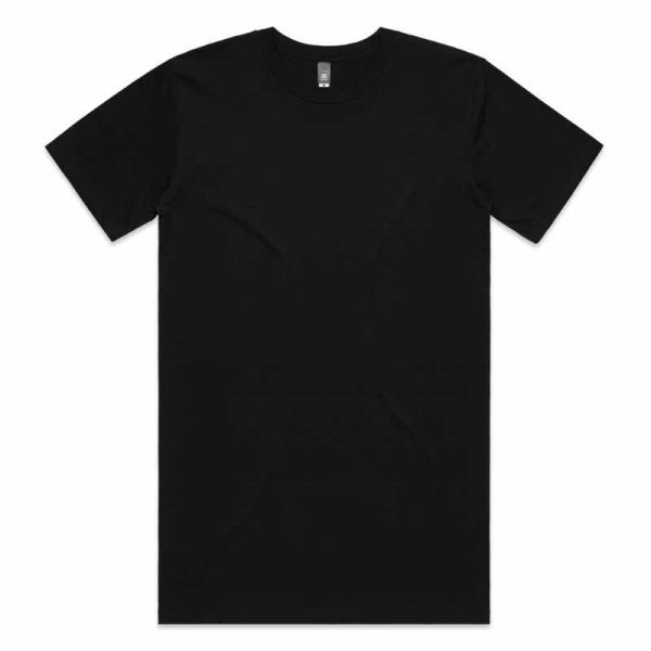 front view-ascolour 5013_TALL_TEE_BLACK
