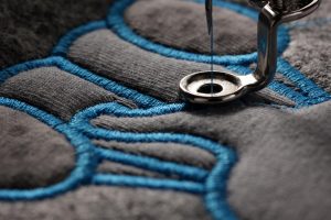 Custom Embroidery Mens Hi Vis Spliced Long Sleeve Polo