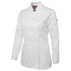 Ladies Chef's Jacket - Long Sleeve-side view