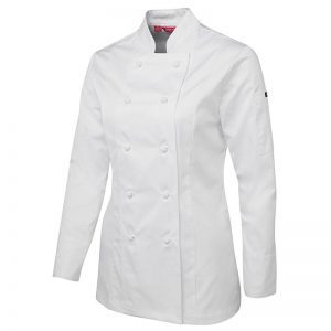 Ladies Chef's Jacket - Long Sleeve-side view