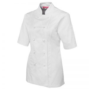 Ladies-Chef's Jacket- Short Sleeve-JB's-5CJ21