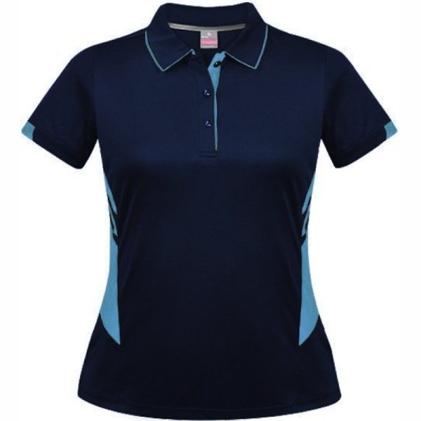 Aussie Pacific-2311-ladies-womens-Polo shirt-short sleeve-navy sky