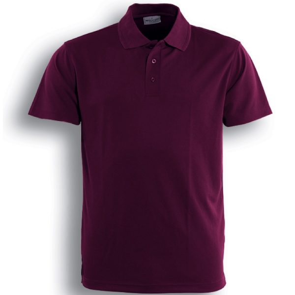 Bocini-CP1311-womens-ladies-breezeway-basic-polo shirt-short sleeve-burgundy