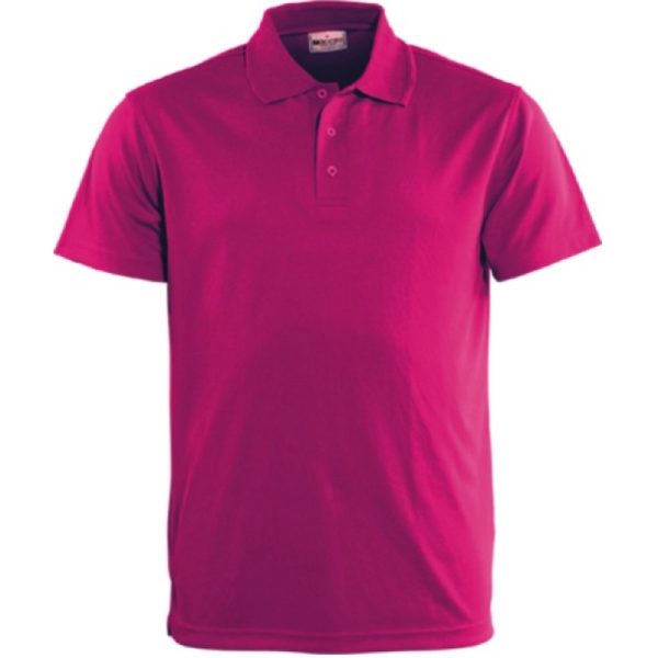 Bocini-CP1311-womens-ladies-breezeway-basic-polo shirt-short sleeve-magenta