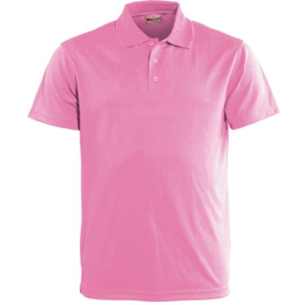 Bocini-CP1311-womens-ladies-breezeway-basic-polo shirt-short sleeve-pink