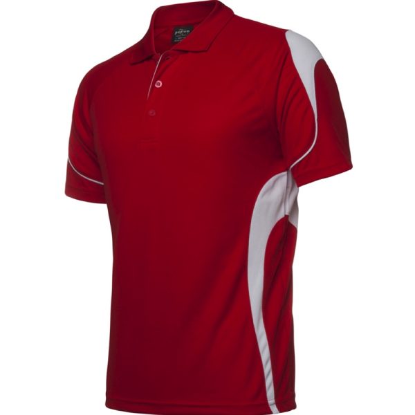 JB's-7BEL1-polo shirt-short sleeve-ladies-womens-red white