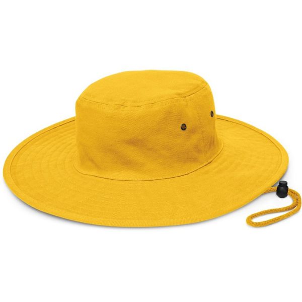 Cabana-wide brim-hat-surf hat-yellow-headwear-mps promotional gear