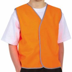 JB6HVSU Hi Vis Kids Safety Vest Worn