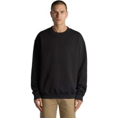 AS Colour French Terry Mens Sweatshirt Black Size Medium