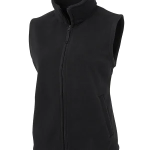 JB’s Ladies Polar Vest 3LV Black Size 18