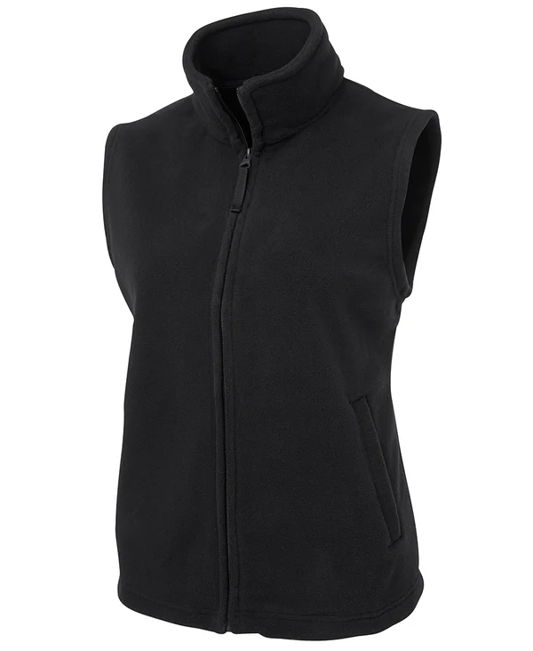 JB's Ladies Polar Vest 3LV Black Size 18
