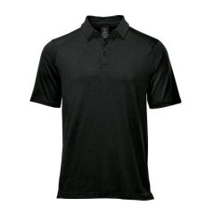 StormTech 100% Cotton Polo Shirt Black Size Large