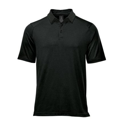 StormTech 100% Liquid Cotton Polo Shirt Black Size Large