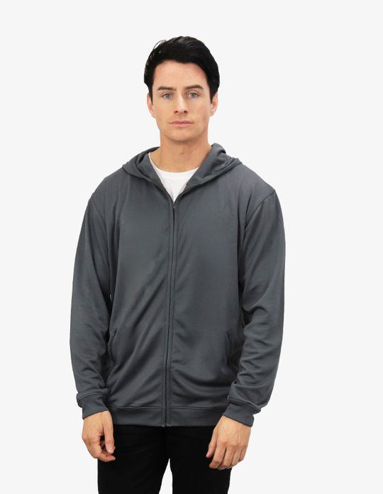 BeSeen BSHD21 Lightweight Hoodie Charcoal Size XL