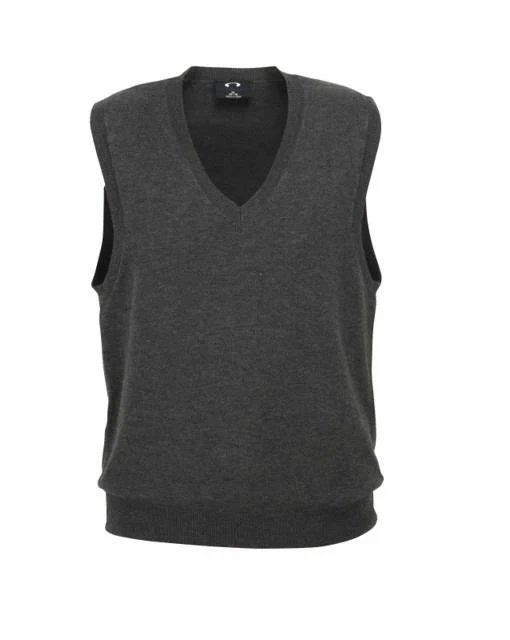 Biz Collection Womens V-Neck Vest LV 3504 Charcoal Size Large
