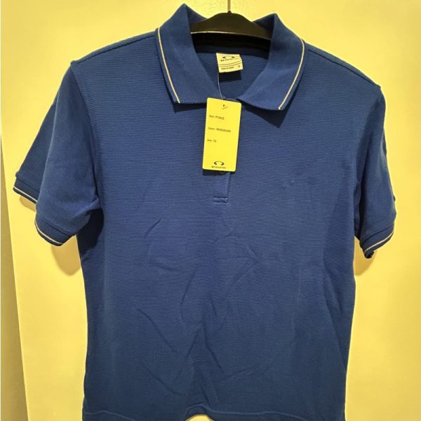 Biz Collection Ladies Polo Shirt P10422 Indigo/Silver Size 12
