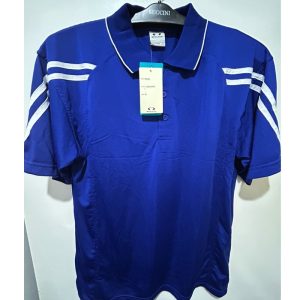 Biz Collection Mens Polo Shirt P3309 Cobalt/White Size Medium