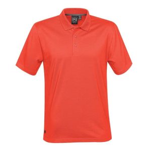 StormTech Mens Oasis Cotton CTP-1 Polo Shirt Hot Red Size Small