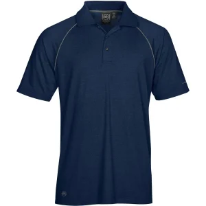 StormTech Mens IPS-4 Piranha Polo Shirt Navy/Granite Size Small