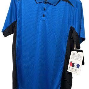 StormTech Mens Match Technical TXP-2 Polo Shirt Blue/Black Size Medium
