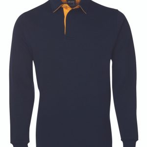 JB’s 2 Tone Rugby Jersey 3RT Navy/Gold Size Large