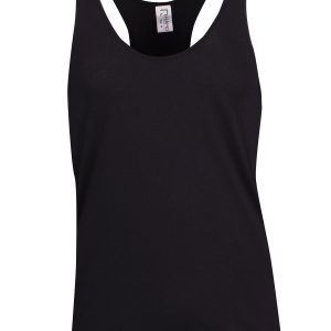 Ramo Mens Greatness Athletic T-back Singlet T409SG Black Size Large