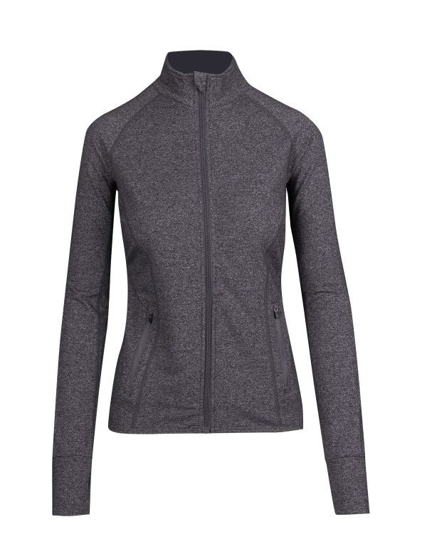 Ramo Womens Greatness Heather Jacket Dark Heather Size 22 F390LD